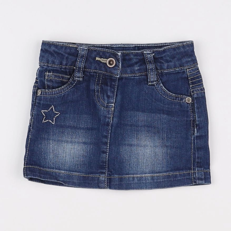 Vertbaudet - jupe bleu - 2 ans